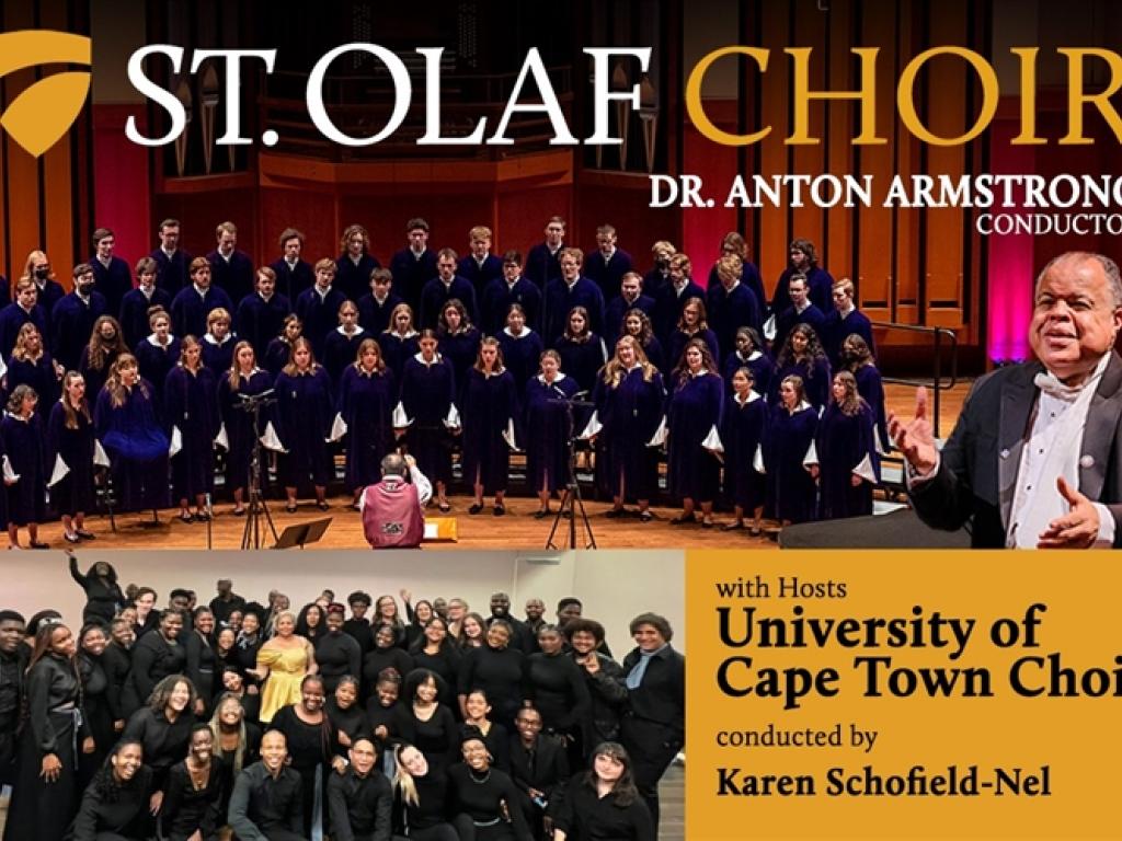 St Olaf Choir concert with UCT Choir Baxter Theatre Centre